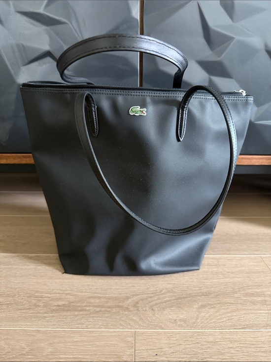 Lacoste Handbags - Lacoste L.12.12 Concept Vertical Tote - Black